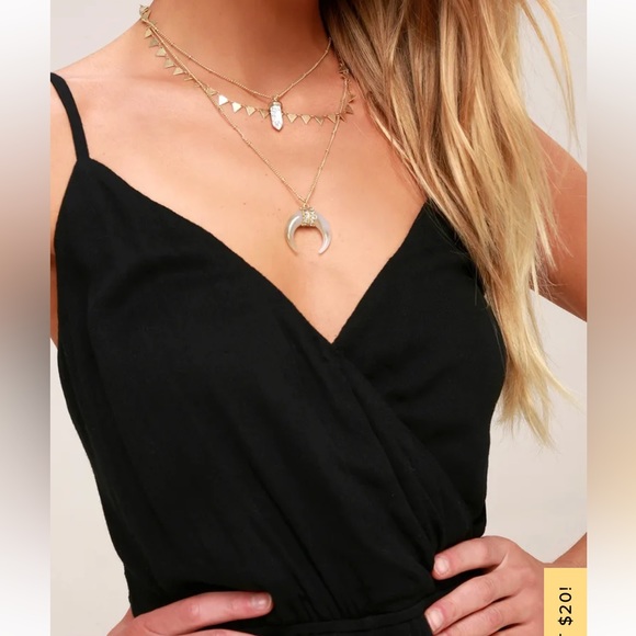 Toni black romper sz M - Picture 3 of 7